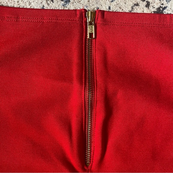 Sexy Red Lace Body by Victoria Mini Skirt - Picture 4 of 9